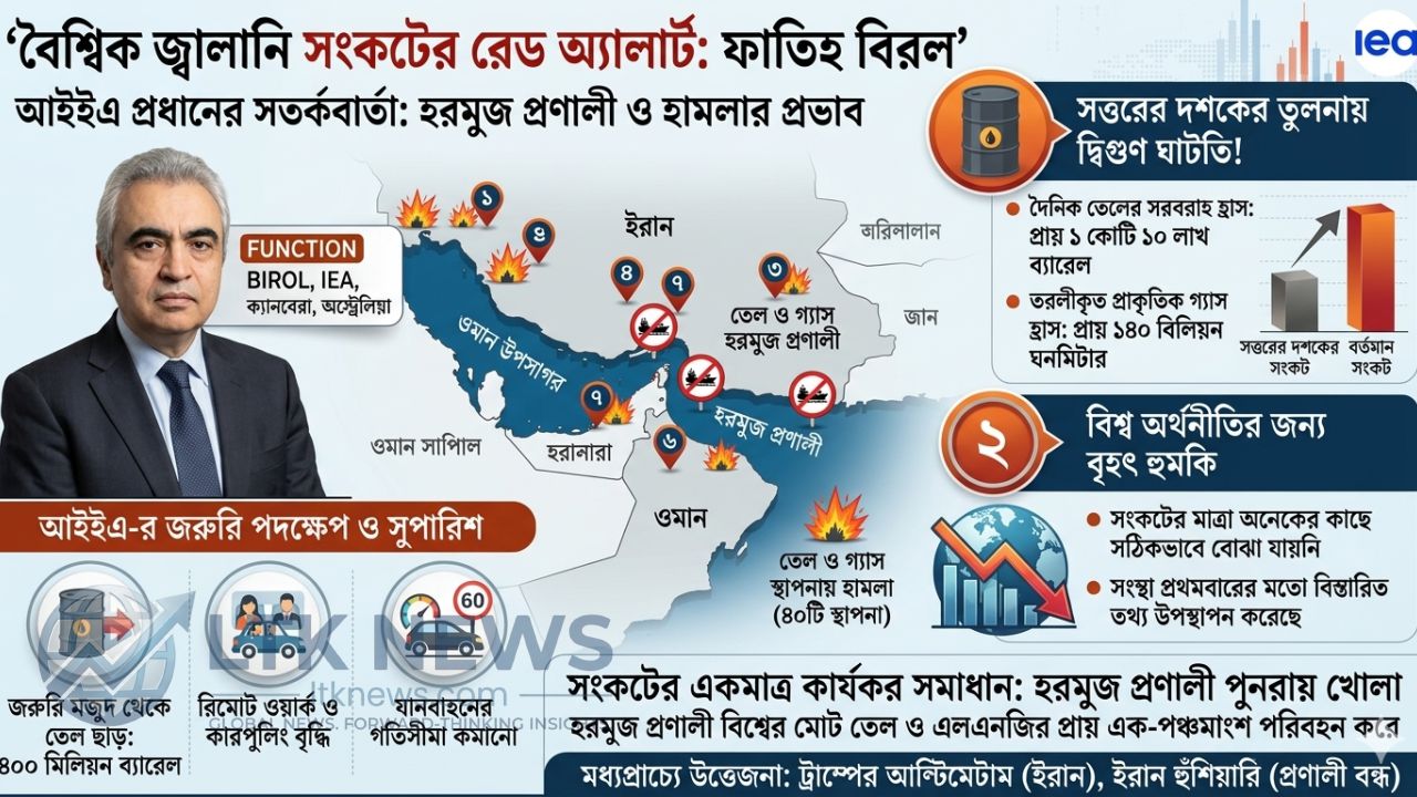 হরমুজ প্রণালী সংকটে বিশ্ব জ্বালানি বাজারে তীব্র ধাক্কা, ৭০-এর দশকের তেল সংকটকেও ছাড়িয়ে যেতে পারে পরিস্থিতি